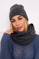 Women's set with mohair Pearl P101 graphite