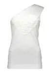 LOVE MOSCHINO WHITE WOMAN TANK