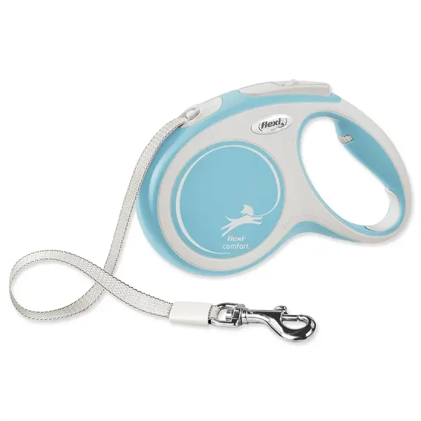Flexi New Comfort M popruh 5m světle modrá do 25kg