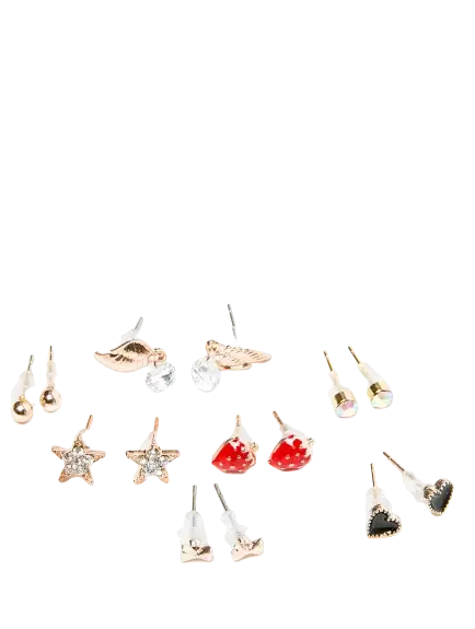 Gold earrings Yups dbi0447. R00