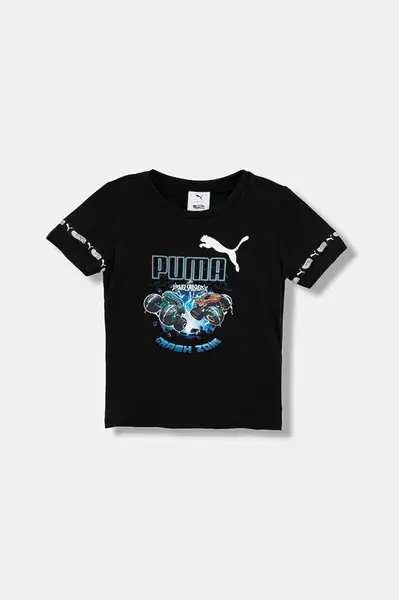 Dětské bavlněné tričko Puma PUMA X HOT WHEELS Graphic Tee