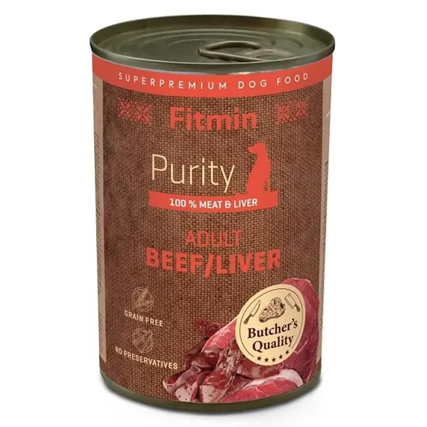 Fitmin Dog Purity konzerva Beef with Liver 400 g | Konzerva pro psy