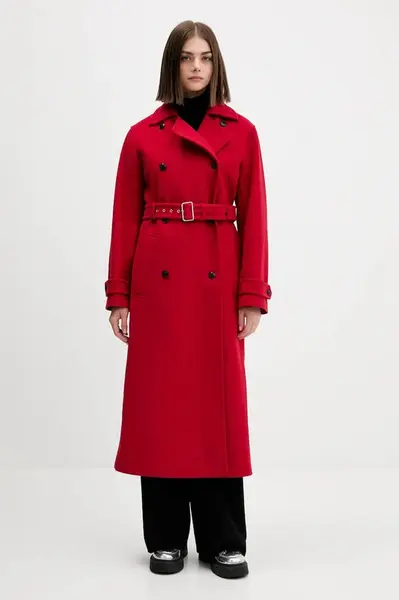 Kabát s příměsí vlny HUGO Martinu-1