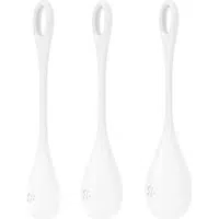 Satisfyer Sada Venušiných kuliček Yoni Power 1, bílá