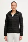 Bunda EA7 Emporio Armani dámská, černá barva, přechodná