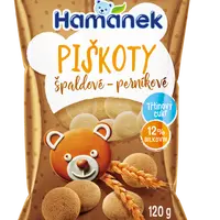 HAMÁNEK Špaldové piškoty perníkové 120 g
