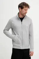 Mikina BOSS Mix&Match Jacket Z šedá barva, hladká, 50515307