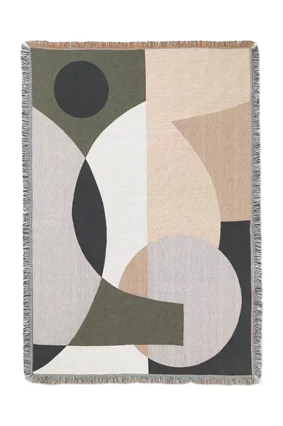 Bavlněná deka ferm LIVING Entire 120 x 170 cm