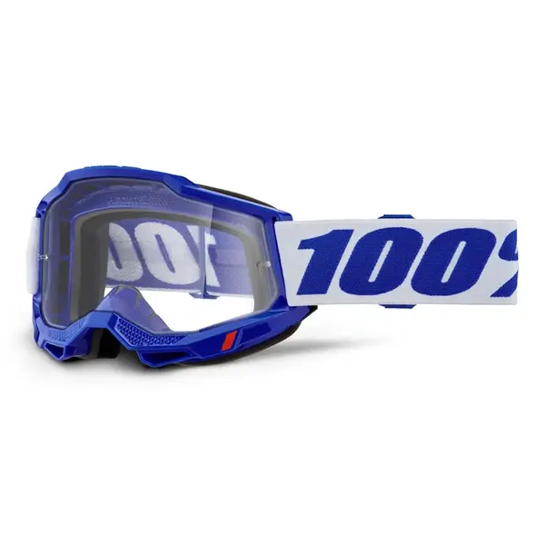 Motokrosové brýle 100% Accuri 2 modrá, čiré plexi
