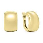 Brilio Silver Módní pozlacené visací náušnice EA673Y