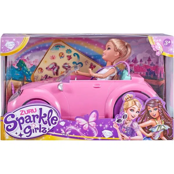 Zuru Bábika Sparkle Girlz s autom