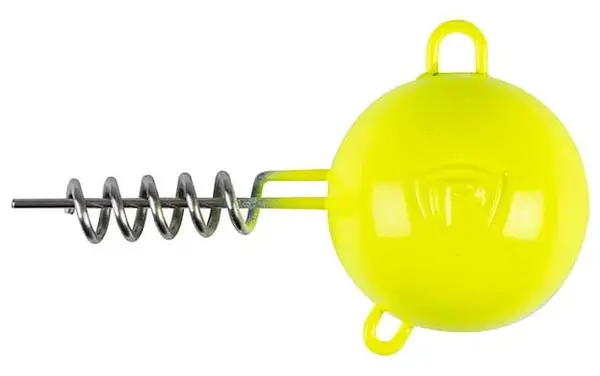 Fox rage jigová hlava plegaic screws uv yellow - 120 g