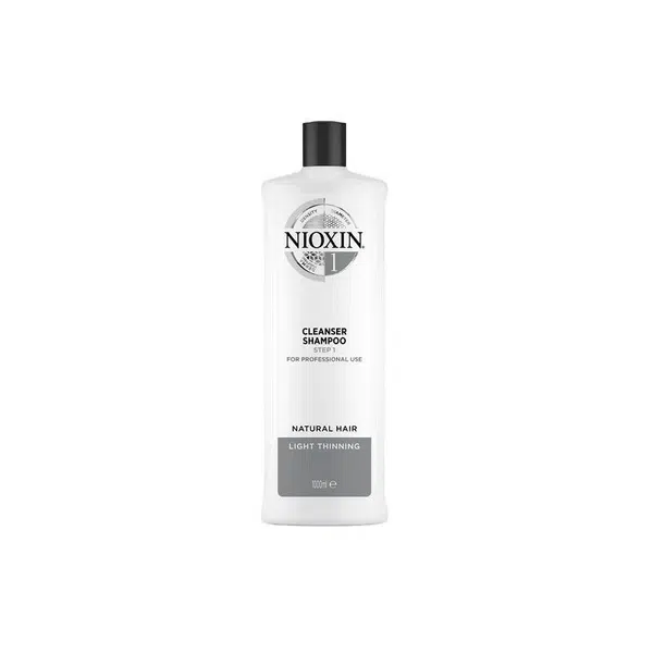 Nioxin Čistiaci šampón pre jemné mierne rednúce prírodné vlasy System 1 (Shampoo Cleanser System 1) 1000 ml