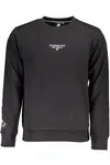 US GRAND POLO MEN'S BLACK ZIP-OUT SWEATSHIRT
