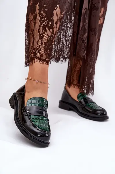 Lakovane Kožené Dámske Mokasíny Vinceza