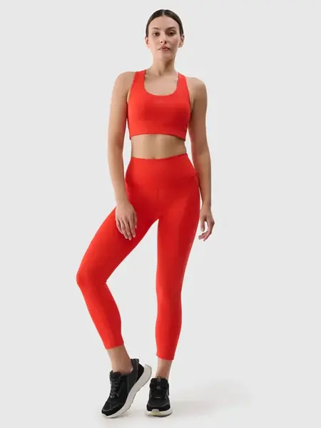 Women's 7/8 sports leggings 4F