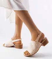 D/CEO Black sandals on a block heel Millo