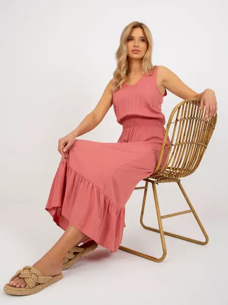 Dress-D73761R30391A-dark pink