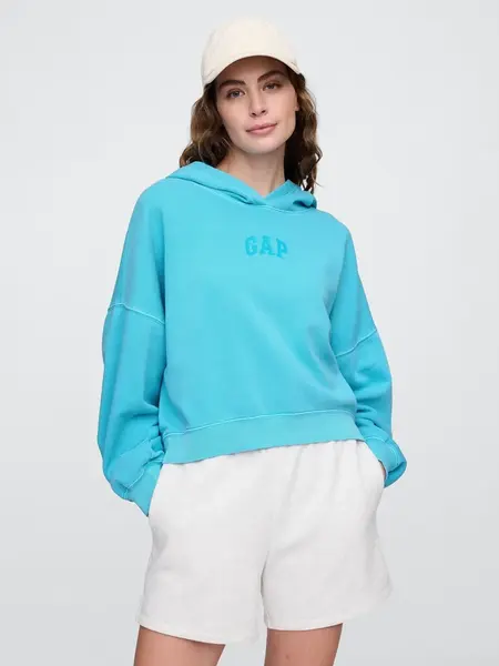 GAP Crop sweatshirt with logo - Women's