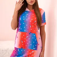 Kesi Dámska šaty na ramienkach s ozdobnými sponami béžová