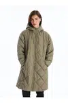 LC Waikiki Hooded Quilted Women's Puffer Coat