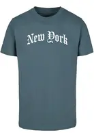New York Texting Tee dustyblue