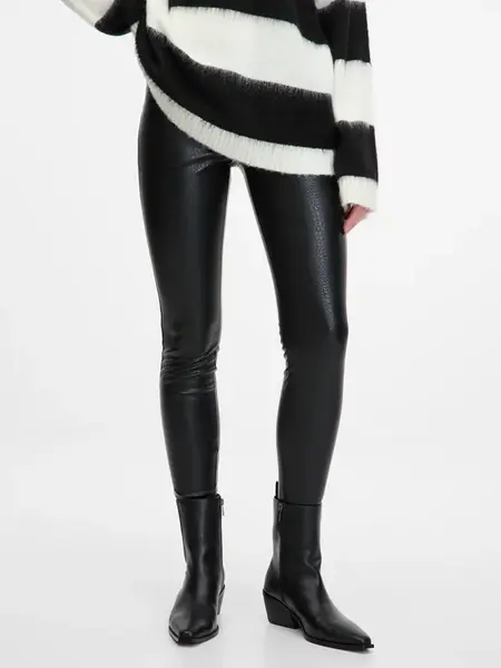 Black women's patterned leggings ORSAY - Women's