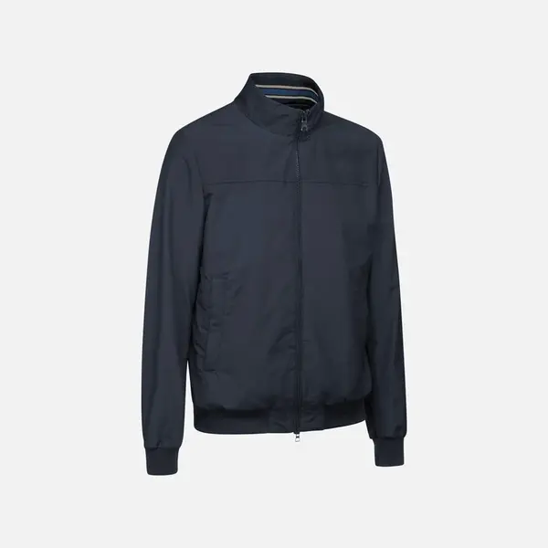 Dark blue men's bomber jacket Geox Vincit - Men