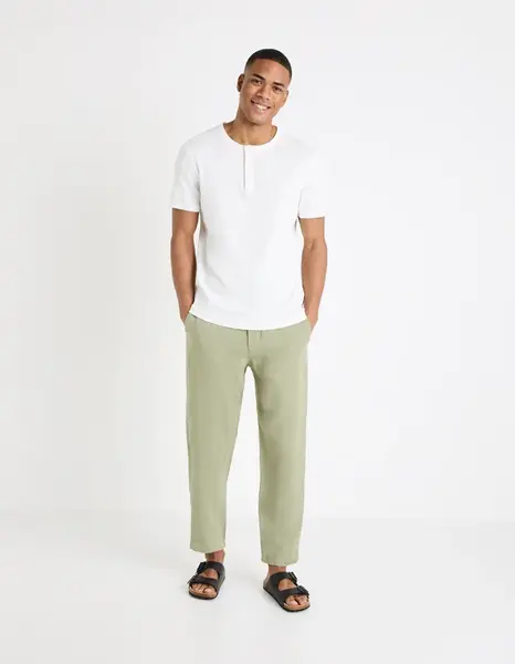 Celio Linen Trousers Dolinus - Men's