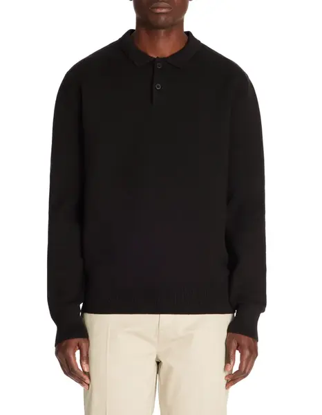 Celio Jepoclo Long Sleeve Polo Shirt - Mens