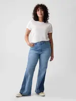 GAP Jeans '70s flare High Rise Patched - Women's