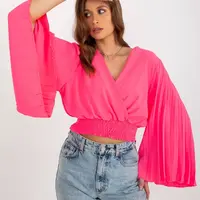 Blouse-DHJ-BZ-16503.30X-fluo pink
