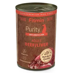 Fitmin Dog Purity konzerva Beef with Liver 400 g