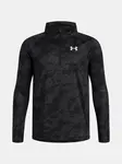 Boys' T-shirt Under Armour UA Tech 2.0 1/2 Zip-BLK - Boys