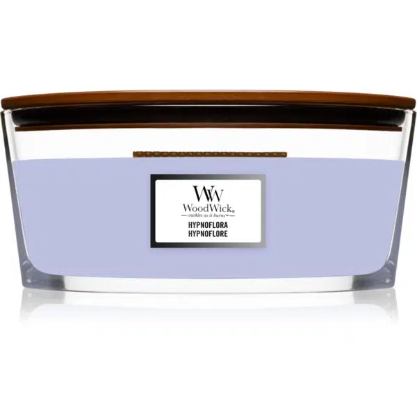 Woodwick Hypnoflora vonná sviečka s dreveným knotom (hearthwick) 453 g