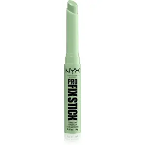 NYX Professional Makeup Pro Fix Stick korektor pre zjednotenie farebného tónu pleti odtieň 0.1 Green 1,6 g