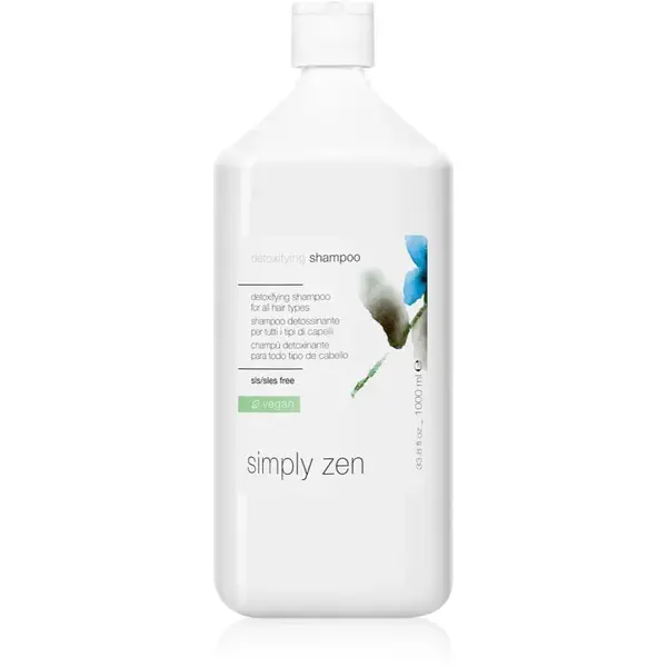 Simply Zen Detoxifying čistiaci detoxikačný šampón pre všetky typy vlasov 1000 ml