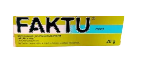 FAKTU rektálna masť 20 g