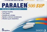 PARALEN 500 SUP 5 čapíkov