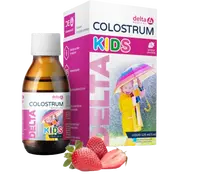 DELTA Colostrum sirup JAHODA KIDS 125 ml