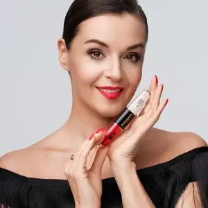 Dermacol 16H Lip Colour dlhotrvajúci rúž a lesk na pery odtieň 23 Mocha Brown 2x4 ml