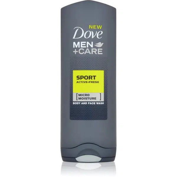 Dove Men+Care Active + Fresh sprchový gél na telo a tvár 250 ml