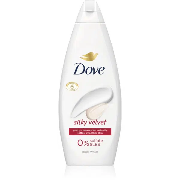 Dove Silky Velvet sprchový gél maxi 720 ml