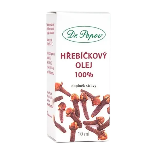 DR.POPOV Klinčekový olej 100% 10 ml