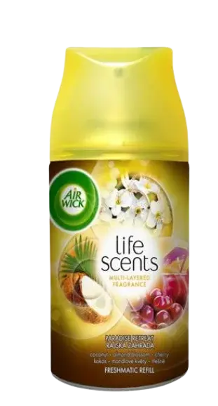 AIRWICK Osviežovač vzduchu AIR WICK Freshmatic Life Scents Rajská záhrada, náhradná náplň 250 ml