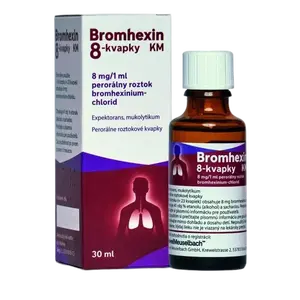 BROMHEXIN 8-kvapky KM 30 ml