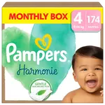 PAMPERS Harmonie Baby veľ.4 - Mesačné balenie 174 ks