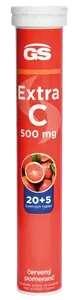 GS Extra C 500 červený pomaranč 20+5 šumivých tabliet