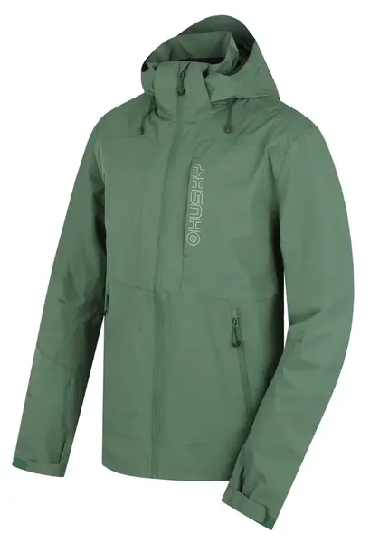 Husky  Neoni M green, XXXL Pánska hardshell bunda