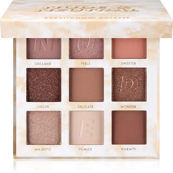 Barry M Nude & Neutral paletka očných tieňov odtieň Light/Medium 9x1.2 g